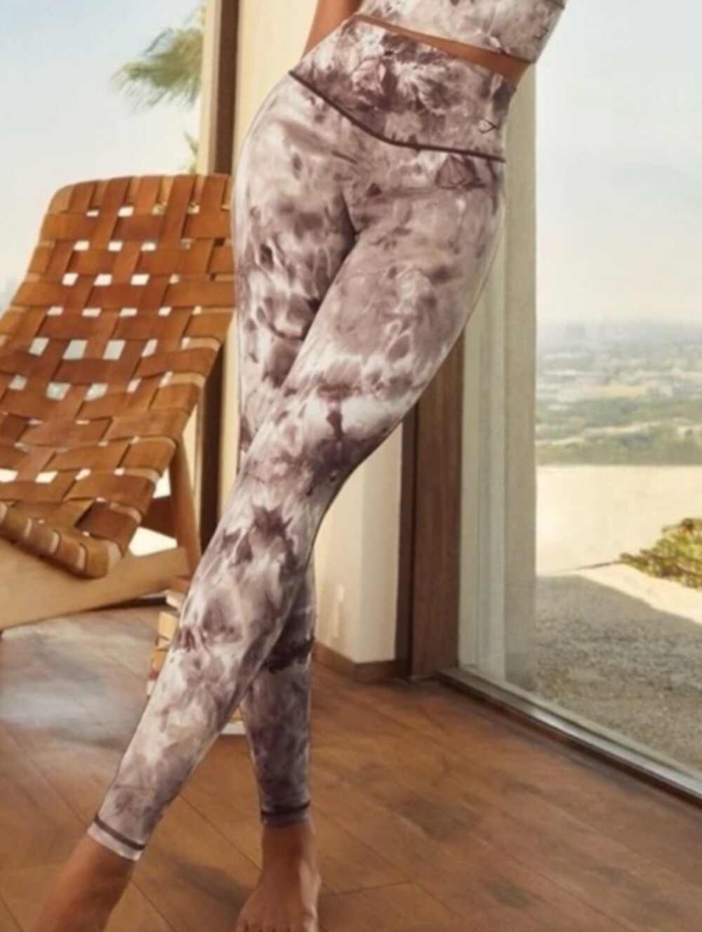 Gymshark Elevate Cement Brown High-Waist Leggings Size Small